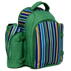 Stripe Picnic Backpack (4 person)